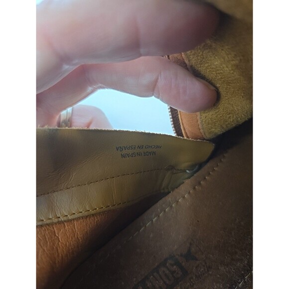 Pikolinos Cognac Leather Western Style Ankle Boots Daroca Sz 38 Comfy Soft - Picture 12 of 15